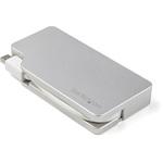 スリーインワン(3 in 1)トラベルAVアダプタ アルミ製ケース Mini DisplayPort - VGA/DVI/HDMI変換アダプタ 4K StarTech.com