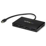 MSTMDP124DP 4ポートMSTハブ Mini DisplayPort - 4x DsiplayPort マルチモニタースプリッタ 4K対応 Windowsのみ対応 StarTech.com