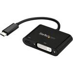 CDP2DVIUCP USB Type-C - DVI 変換アダプタ/USB Power Delivery/USB-C - DVI-Dビデオ変換/1080p/タイプC - DVI シングルリンク 映像コンバータ/60W PD対応/Thunderbolt 3 互換 StarTech.com