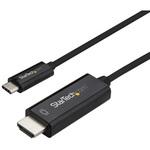 USB-C - HDMI 変換ケーブル/4K60Hz/USB Type-C - HDMI 2.0 ディスプレイアダプタケーブル/Thunderbolt 3 互換/DP 1.2 Altモード/HBR2対応 StarTech.com