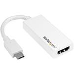 CDP2HD4K60W USB-C - HDMI変換アダプタ ホワイト 4K/60Hz対応 StarTech.com