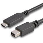 CDP2MDPMM6B USB-C - Mini DisplayPortケーブル 1.8m 4K/60Hz ブラック StarTech.com