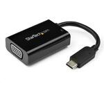 USB-C - VGA ディスプレイアダプター/1080p/アクティブ変換/60W USB PD/Thunderbolt 3 互換 StarTech.com