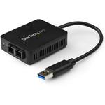 US1GA30SXSC USB 3.0 - 光ファイバー変換アダプタ 1000Base-SX 2芯SCコネクタ StarTech.com