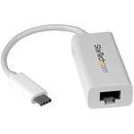 US1GC30W USB有線LANアダプター/USB-C接続/USB 3.2 Gen1/10/100/1000Mbps/Thunderbolt 3互換/各種OS/ホワイト/ギガビットイーサネット/ノートパソコン用 RJ45 ネットワーク 変換 コンバーター StarTech.com