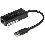 USB有線LANアダプター/USB-A接続/USB 3.0/10/100/1000Mbps/1x USB-A/各種OS/ブラック/ギガビットイーサネット/ノートパソコン用 RJ45 ネットワーク 変換 コンバーター StarTech.com