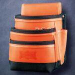 腰袋3段最高級硬式グローブ革レッド受注生産品 KGR-301DD ニックス(KNICKS)