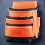 腰袋3段最高級硬式グローブ革レッド受注生産品 KGR-301DD ニックス(KNICKS)