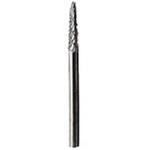 SB7A0175 超硬バー(シャンク径3mm) (テーパー型)(ロングシャンク：75mm)オール超硬(Wカット) スーパーツール