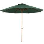 ウッドパラソル2.7mクランク付 タカショー