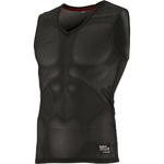 ATION クレーターメッシュVネックノースリーブ カジメイク