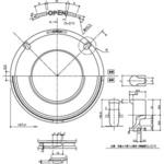 AFKA054N2 封水筒、のびのび浴槽用、 TOTO