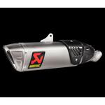 [E4仕様]スリップオンマフラー(S/O) チタン AKRAPOVIC (アクラポビッチ)