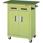 パネルワゴン(PMWタイプ/W750×D500×H880mm/天板付) サカエ