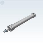 エアシリンダ/標準形：単動・押出し、引込み CM2 Series(CDM2BZ40～) SMC