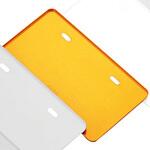 500191-04-10 アルミライセンスプレート (250cc-1500cc) L POSH Faith