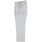 1276 プリーツロンミニハイブリッド ツータックラットズボン(春夏用) ジーベック