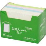 再生紙ふせんノートミニ ハピラ