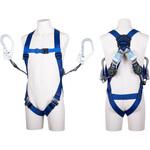 フルハーネス型墜落制止用器具 ライトハーネス(LIGHT HARNESS)ランヤード付 ツイン SRリトラ付 ツヨロン(藤井電工)