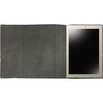 MS-S92L02BK dynaPad S92 手帳型合成皮革ケース ブラック LEPLUS