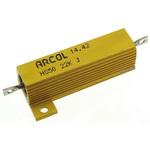 HS50 22K J Arcol 大電力用，メタルクラッド抵抗器，50W，22kΩ，±5% ARCOL(OHMITE)