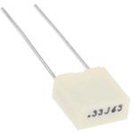 R82DC3330DQ60J KEMET ポリエステルコンデンサ(PET)， 40 V ac、63 V dc， 330nF， ±5% KEMET