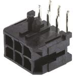43045-0600 Molex 基板ヘッダ， 6極， 2列， ライトアングル， 電線対基板 3mm MICRO-FIT 3.0シリーズ 日本モレックス(molex)