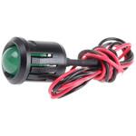 RS Pro LED表示灯， 緑 14mm， 12 V dc RS PRO