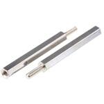 221-184 六角 スタンドオフ RS Pro 黄銅 M3 x 40mm RS PRO
