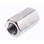 276-538 RS Pro カップリングナット M8 x 24mm 鋼 光沢亜鉛めっき仕上げ RS PRO