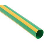 398-060 RS Pro 熱収縮チューブ， 収縮前 9.5mm， 収縮後 4.8mm， スリーブ長さ 1.2m ポリオレフィン， 緑/黄 RS PRO