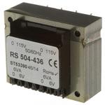 504-436 RS Pro 基板実装用トランス，一次側：115 V ac， 230 V ac，二次側：6V ac RS PRO