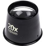 732-858 ポケット拡大鏡 RS Pro 20倍， レンズ直径26mm RS PRO
