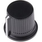 RS Pro ボリューム調整つまみ (ノブ) / ノブ用アクセサリ シャフト：6.35mm， 直径：21mm RS PRO