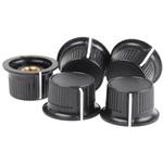 259-7001 RS Pro ボリューム調整つまみ (ノブ) / ノブ用アクセサリ シャフト：6.35mm， 直径：28mm RS PRO