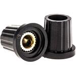 RS Pro ボリューム調整つまみ (ノブ) / ノブ用アクセサリ シャフト：6.35mm， 直径：15.7mm RS PRO