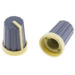 467-5872 RS Pro ボリューム調整つまみ (ノブ) / ノブ用アクセサリ シャフト：6mm， 直径：13mm RS PRO