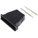 544-3452 RS Pro D-subコネクタ用バックシェル ストレート 50 極 PET， 黒 RS PRO
