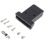 544-4045 RS Pro D-subコネクタ用バックシェル ストレート 15 極 PET， 黒 RS PRO