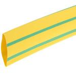 700-4611 RS Pro 熱収縮チューブ， 収縮前 18mm， 収縮後 6mm， スリーブ長さ 3m ポリオレフィン， 緑/黄 RS PRO