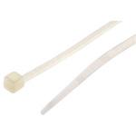 811-1568 RS Pro 結束バンド， 100mm x 2.5 mm， ナチュラル， ナイロン 66 RS PRO
