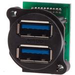 USBコネクタ， USB3.0， メス RS Pro， ポート数:2 RS PRO