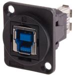 874-1190 RS Pro XLR形式 USB 3.0 B ソケット ストレート ニッケルめっき RS PRO