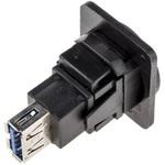 RS Pro XLR形式 USB 3.0 A メス ストレート ニッケルめっき RS PRO