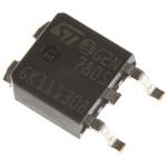L7805CDT-TR STMicroelectronics 正電圧 3端子レギュレータ， 1.5A， 5 V 固定出力， 3-Pin DPAK STMicro