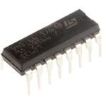 L293D STMicroelectronics モータドライバIC， 4.5～36 V， 16-Pin PDIP ブラシ付きDC STMicro