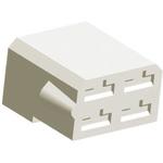 180900-0 TE Connectivity 圧着ターミナル収納箱 4極， ナチュラル TE Connectivity Japan(旧:TYCOELECTRONICS(タイコエレクトロニクス))