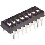 ADF08T04 TE Connectivity DIPスイッチ， フラッシュスライド， SPST TE Connectivity Japan(旧:TYCOELECTRONICS(タイコエレクトロニクス))