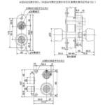 面付錠 7680Eシリーズ(NXキーシリンダー) ユーシン・ショウワ