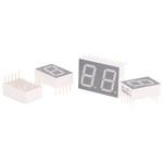 Vishay 7セグメント， 文字高 13mm， 単桁 LED 数字表示器， 緑 VISHAY